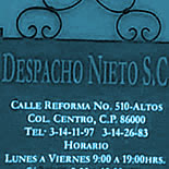 Página Web Despacho Nieto S.C.